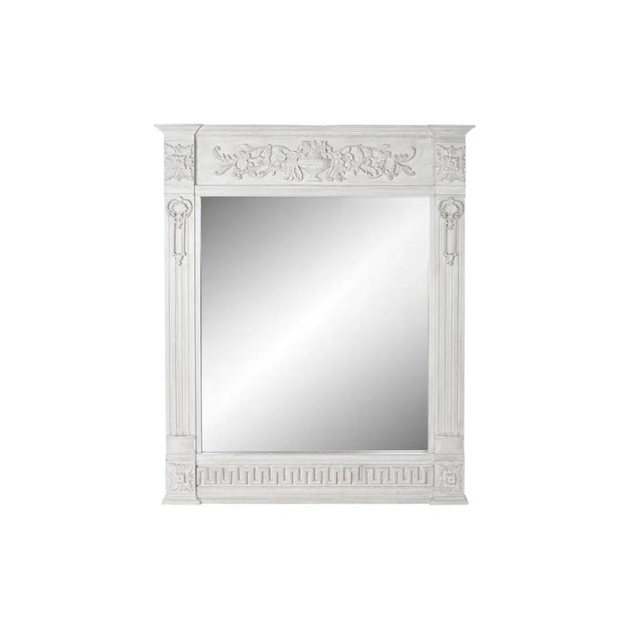 Стенно огледало DKD Home Decor Сив романтичен 133 x 8,5 x