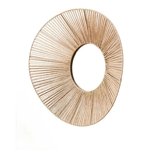 Стенно огледало Gift Decor Естествен Овал 62 x 15 x 57 cm