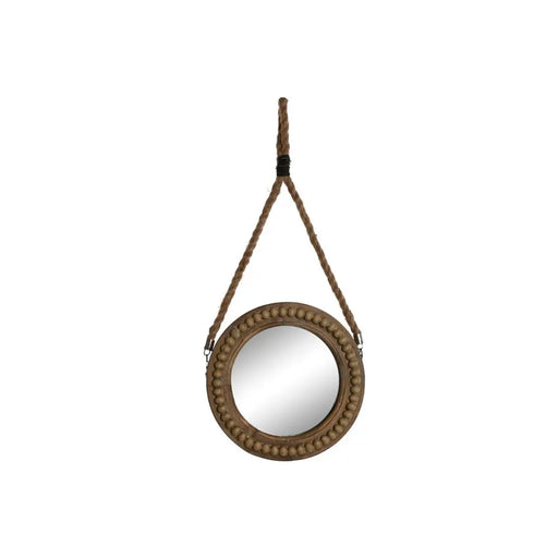 Стенно огледало Home ESPRIT Кафяв Колониален Топки 28 x 4 x