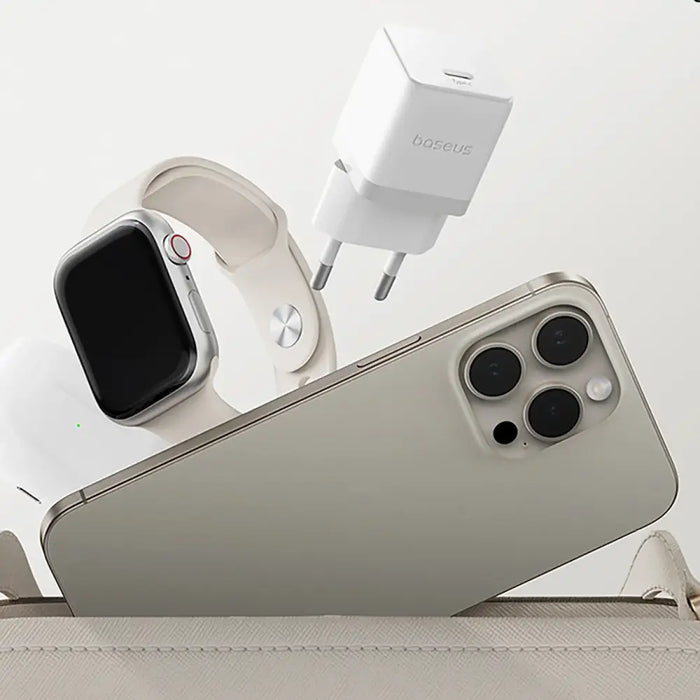 Стенно зарядно устройство Baseus Palm 1C 20W (с Baseus Mini