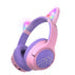 Стерео слушалки POWERLOCUS BOBO CAT KIDS PINK/PUR