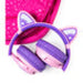 Стерео слушалки POWERLOCUS BOBO CAT KIDS PINK/PUR