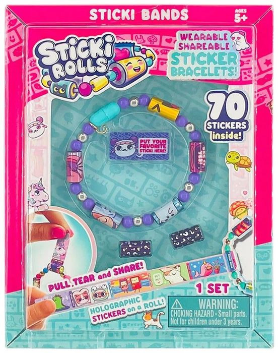 Творчески комплект Sticki Rolls - Гривна със 70 стикера