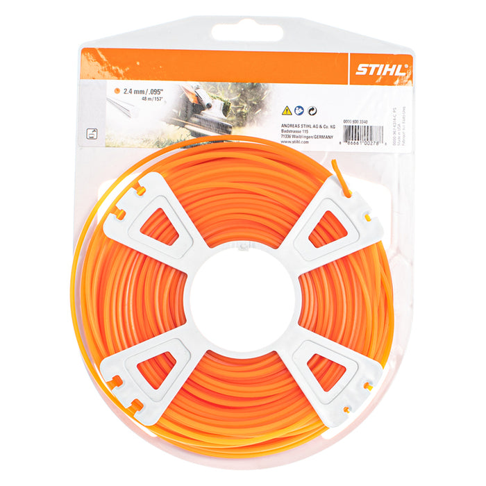 КОРДА ЗА КОСЕНЕ ПЕТОЪГЪЛНА STIHL 2.4 ММ X 48 М