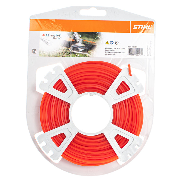 КОРДА ЗА КОСЕНЕ ПЕТОЪГЪЛНА STIHL 2.7 ММ X 38 М