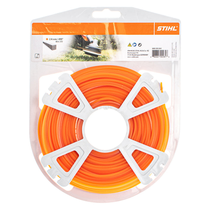 КОРДА ЗА КОСЕНЕ КВАДРАТНА STIHL 2.4 ММ Х 83 М
