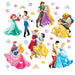 СТИКЕР DISNEY 30Х30 СМ./1 ЧАСТ ПРИНЦЕСА