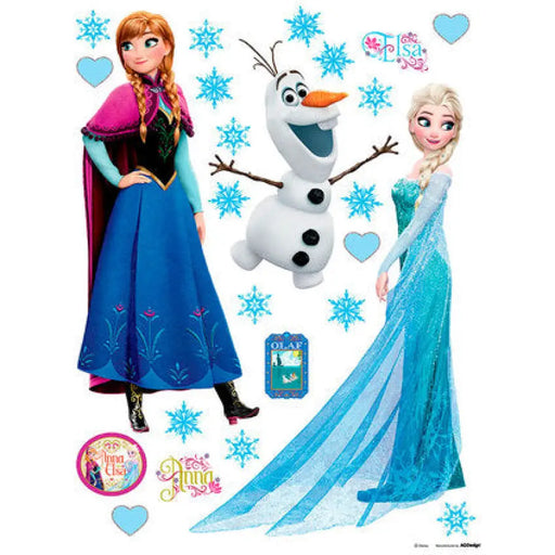 СТИКЕР DISNEY 65Х85 СМ./1 ЧАСТ ЕЛЗА АННА ОЛАФ
