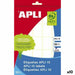 Стикери Apli Бял хартия 10 Листи 19 x 27 mm (10 броя)
