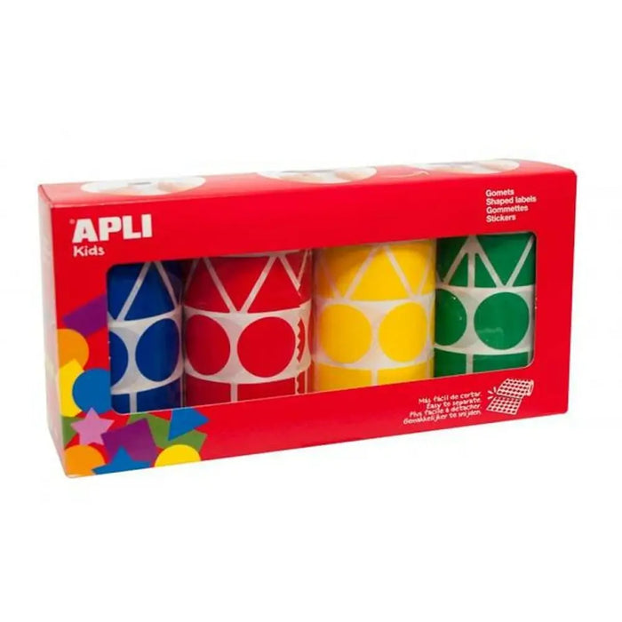 Стикери Apli Gomets Многоцветен Геометричен 4 Части (2 броя)