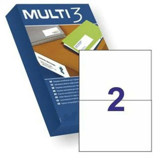 Стикери MULTI 3 Бял 500 Листи 210 x 148 mm (2 броя)