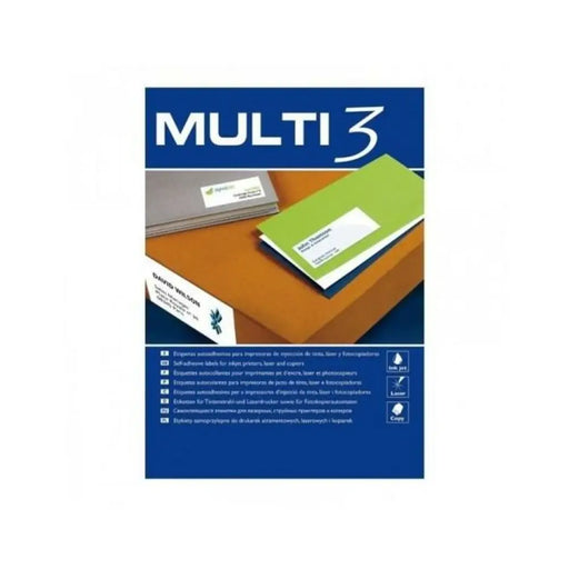 Стикери MULTI 3 Бял прав 500 Листи 105 x 48 mm