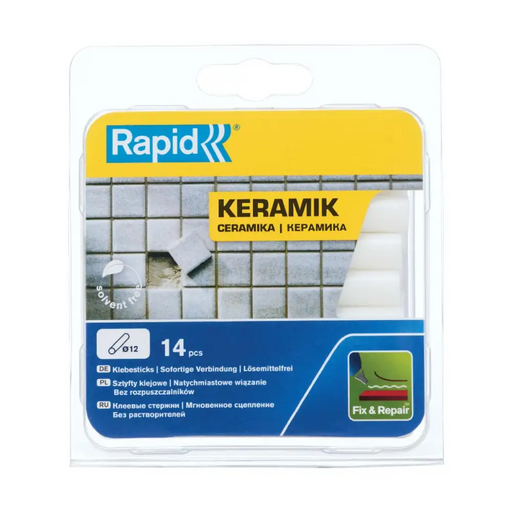СТИКОВЕ ЛЕПИЛО Ø12MM 9,4СМ 14БР КЕРАМИКА