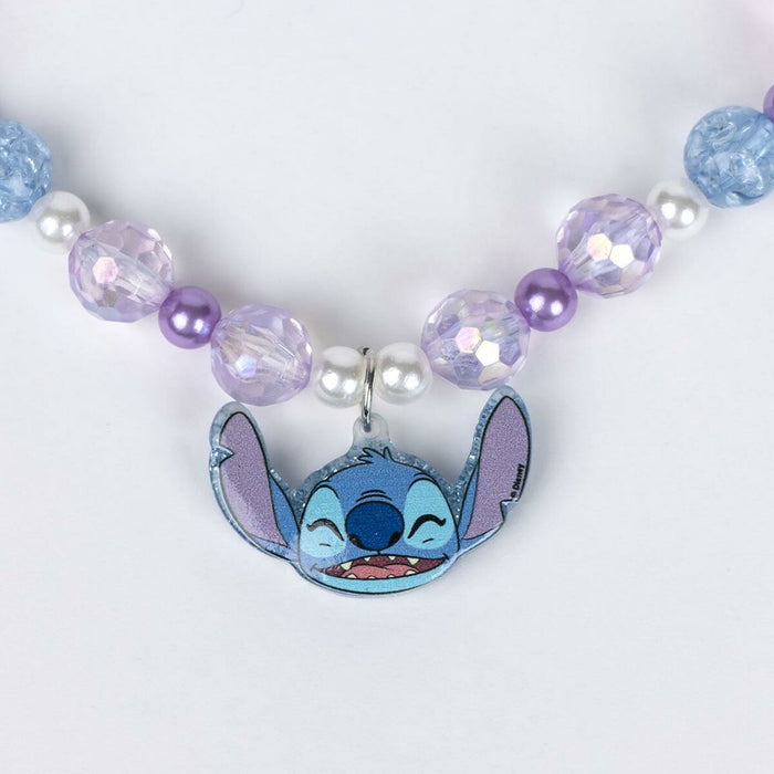 Комплект Бижута Stitch Син Лилав 3 Части