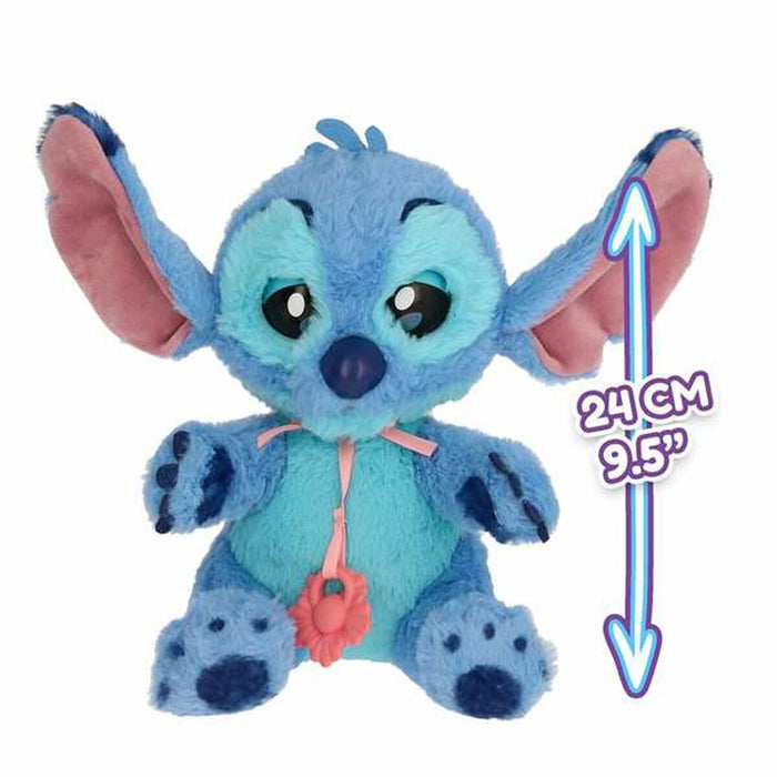 Плюш Stitch 10,30 x 19 x 11,20 cm Многоцветен Пластмаса