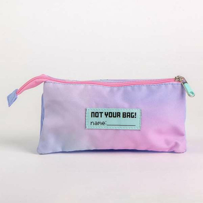 Пътническа Чанта Stitch Люляк 2,2 x 1,1 x 22,5 cm