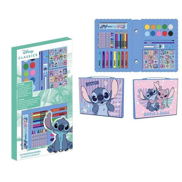 Канцеларски сет Stitch Син
