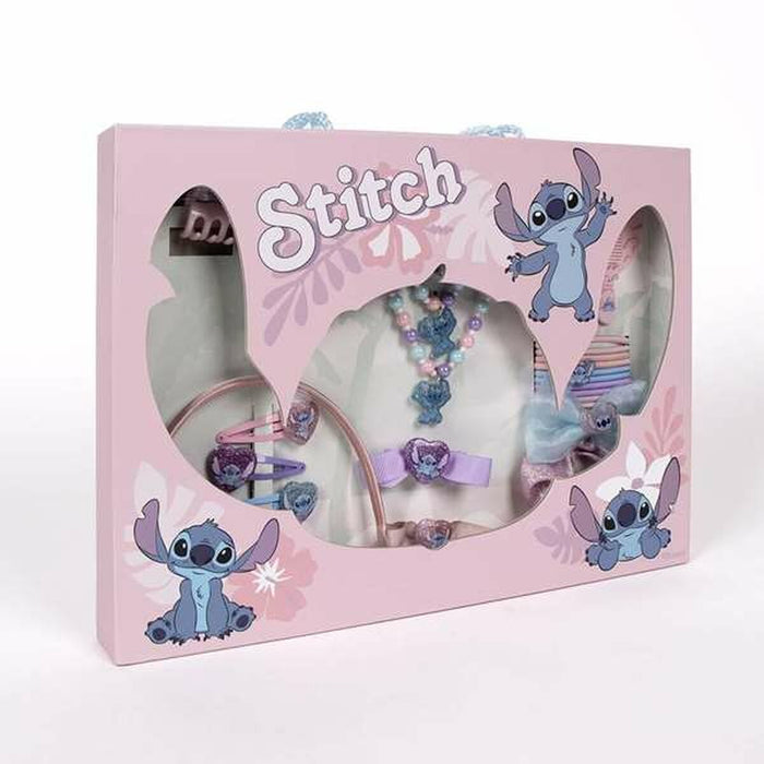 Аксесоари за Коса Stitch Розов 24 Части