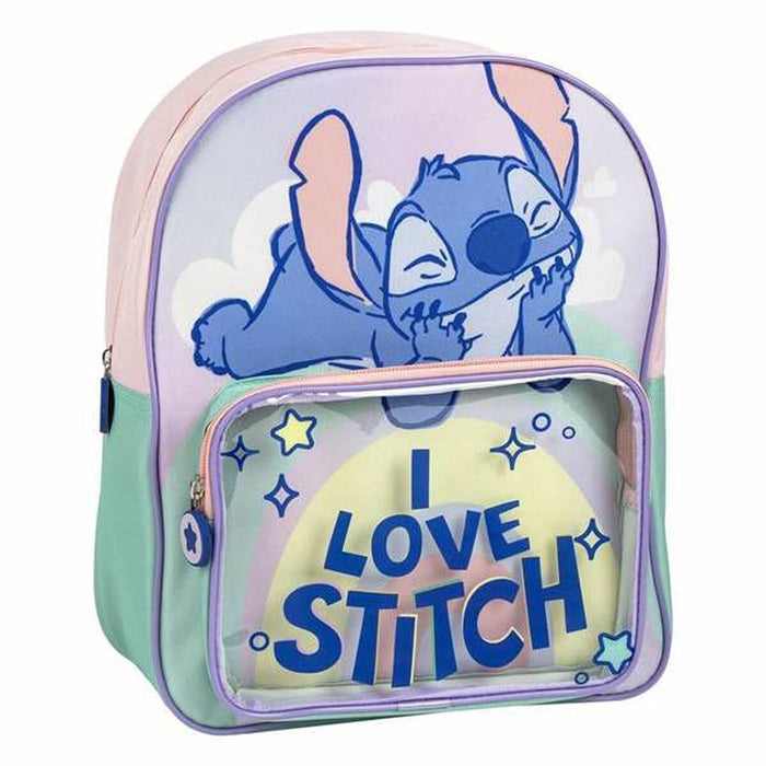 Училищна чанта Stitch Люляк