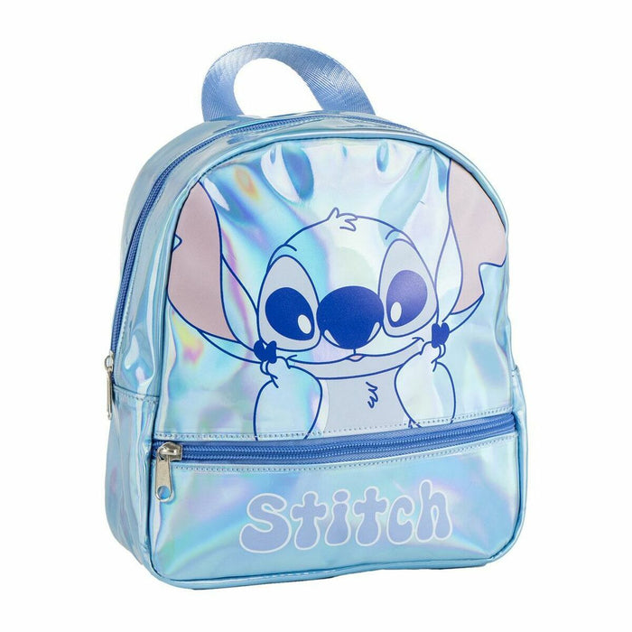 Училищна чанта Stitch Син