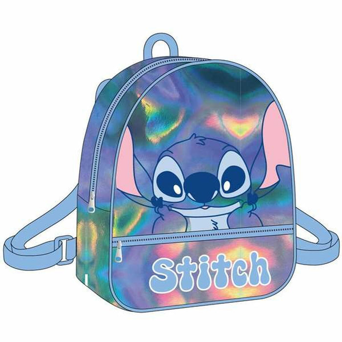 Училищна чанта Stitch Син