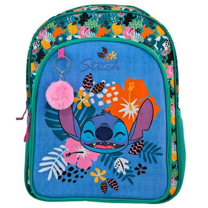 Училищна чанта Stitch Tropical Многоцветен 40 x 30 x 20 cm