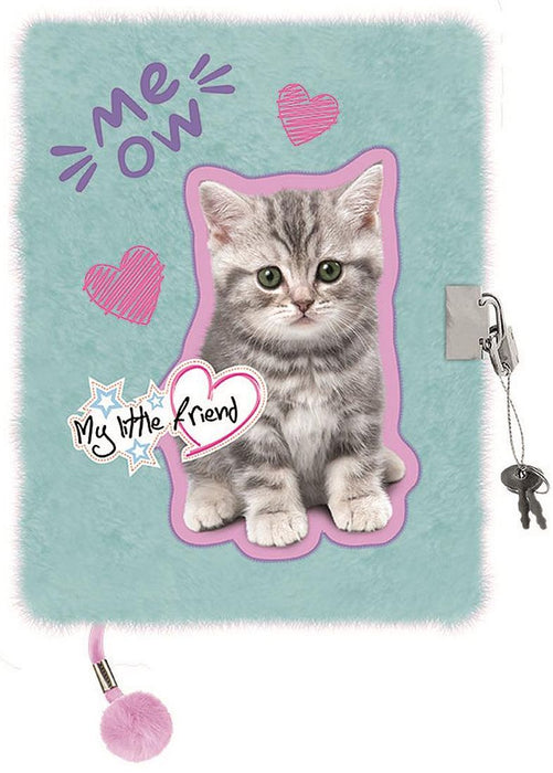 Плюшен таен дневник St. Majewski My Little Friend - Mint Kitty