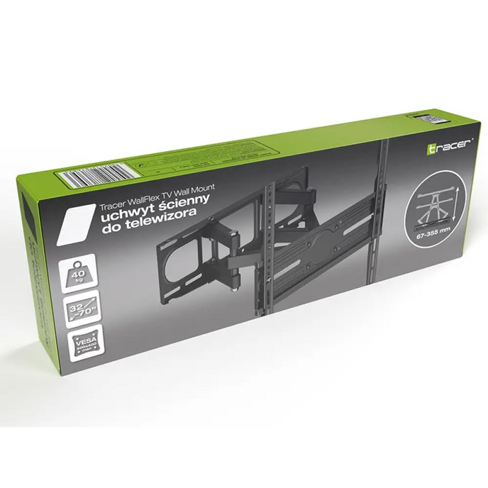 Стойка за LCD/LED телевизор Tracer WallFlex черна