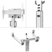 Стойка Neomounts Select Mobile Display Floor Stand