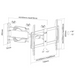 Стойка Neomounts Flat Screen Wall Mount (tilt & turn)