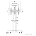 Стойка Neomounts Mobile Flat Screen Floor Stand (32-75’’)