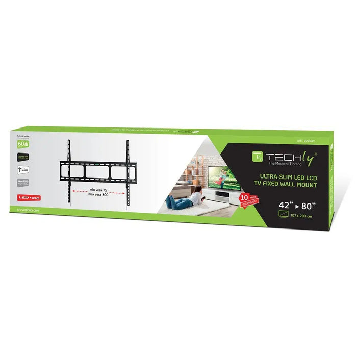 Стойка за стена Techly за LED LCD телевизор 42-80 Ultra