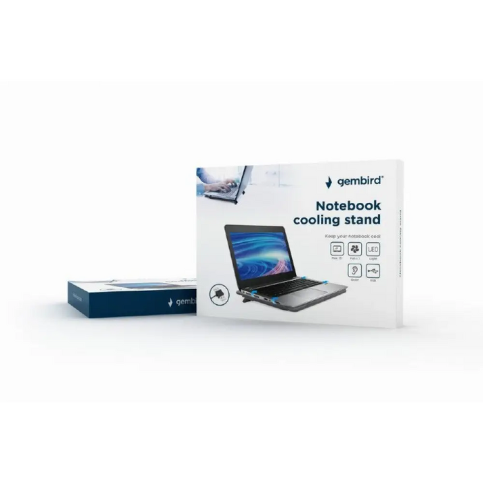 Стойка за тефтер Gembird NBS-1F15-04 черна 38,1 см (15’’)