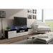 Стойка за телевизор Cama EVORA 200 черен/бял гланц