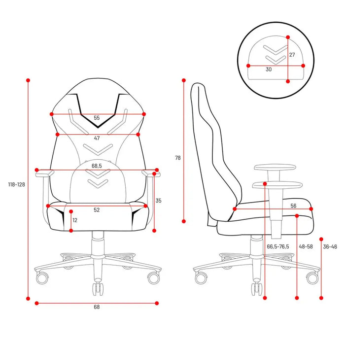 Стол за игри Diablo Chairs 1191