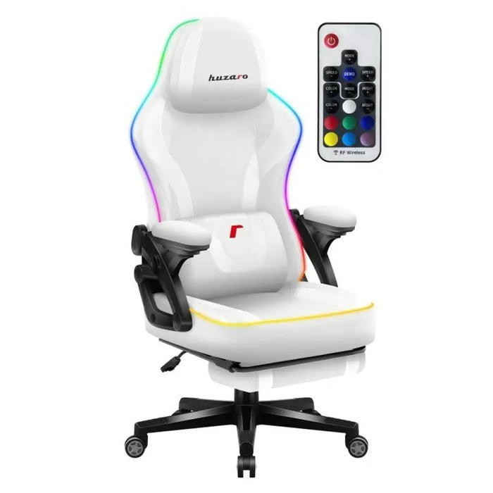 Стол за игри Huzaro HZ-FORCE 4.6 RGB WHITE MESH