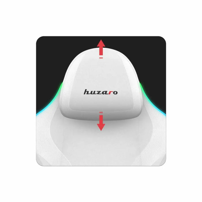 Стол за игри Huzaro HZ-FORCE 4.6 RGB WHITE MESH