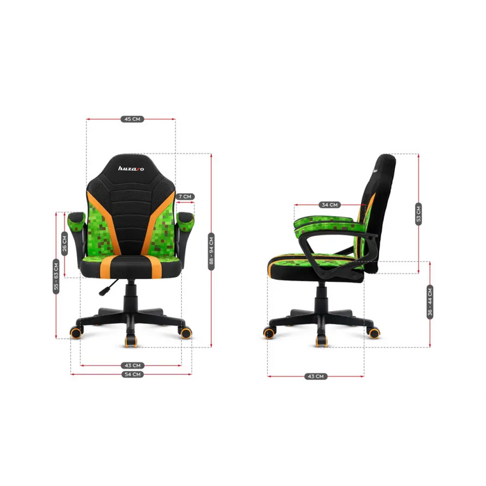 Стол за игри Huzaro HZ-Ranger 1.0 Pixel mesh Принтиран