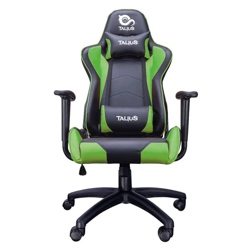 Стол за игри Talius Gecko V2 Черен Зелен Черен/Зелен