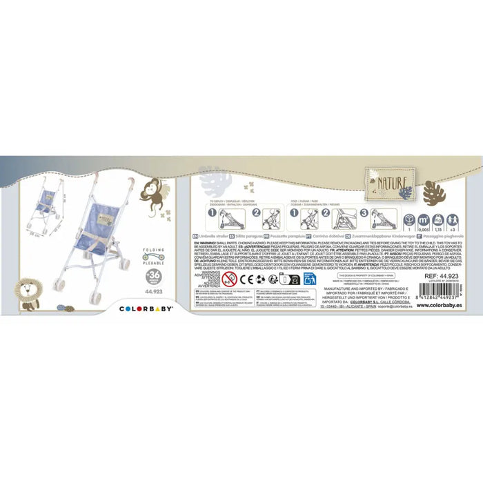 Стол за Кукли Colorbaby Natural 27 x 56 x 53 cm 12 броя