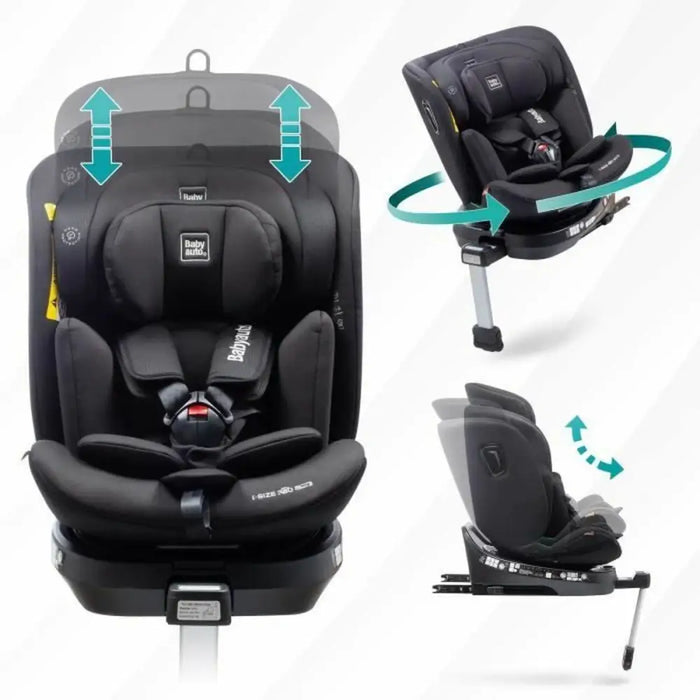 Столче за кола Babyauto Антрацит (de a 10 kilos) I (9 - 18