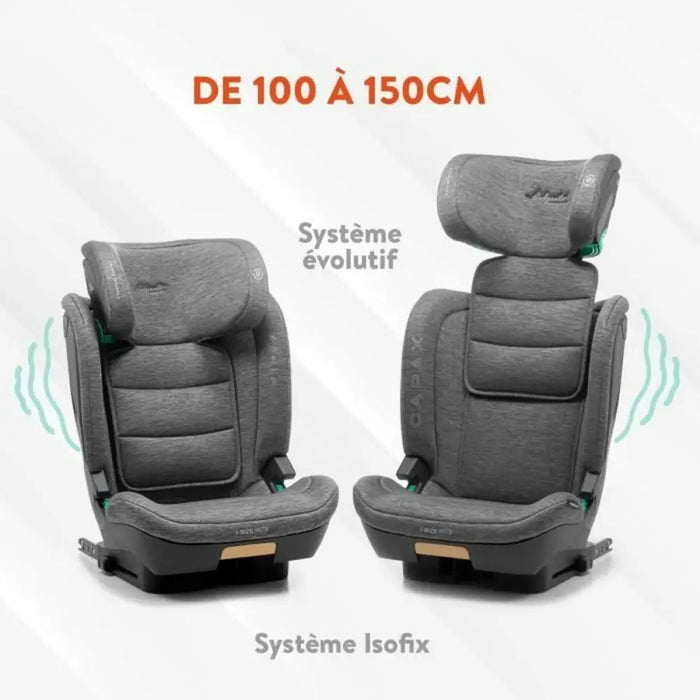 Столче за кола Babyauto CAPAX GREY DOBBY Сив II (15-25 kg)