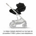 Столче за кола Cybex Черен 0+ (de a 13 kilos) Детски ECE