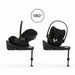 Столче за кола Cybex Черен ECE R129/04