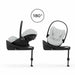 Столче за кола Cybex Сив ECE R129/04