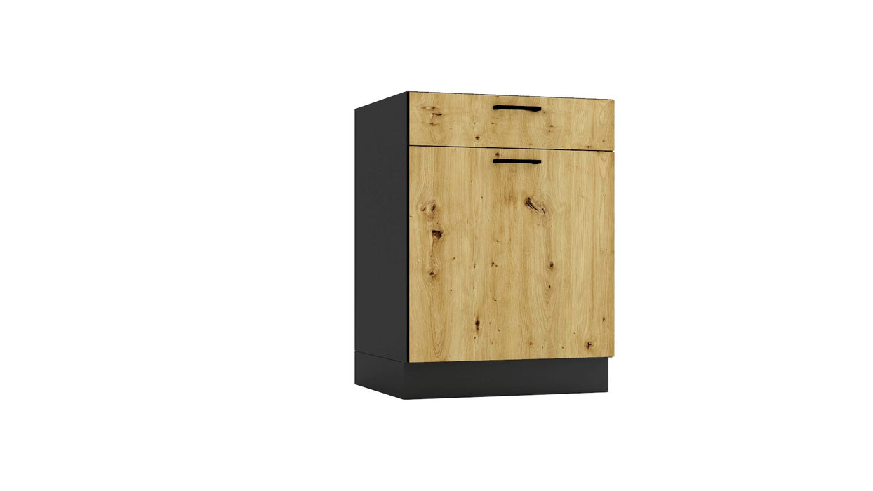 Кухненски комплект Cosmo Design ANIKA, цвят дъб занаятчия/графит 2.0/2.6