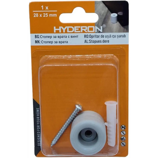 СТОПЕР ВРАТА HSA-28 28*25 С ВИНТ