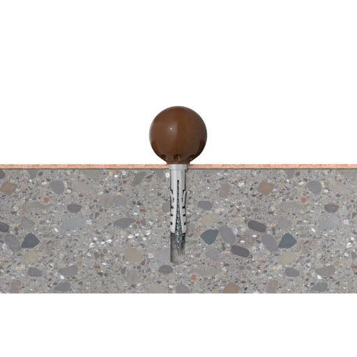 СТОПЕР ЗА ВРАТА С ДЮБЕЛ КАФЯВ TS 8 BRK