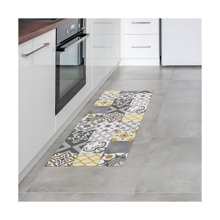 Винилов килим Stor Planet Croma Patch Сив 100 % PVC (50 x 140 cm)
