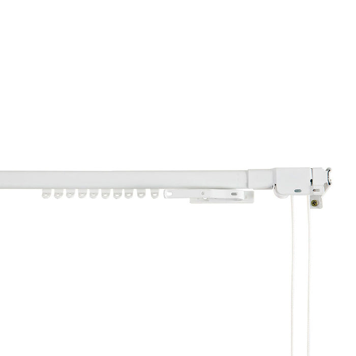 Корнизи за завеси Stor Planet Cintacor Разтяга Подсилен Бял 120-210 cm